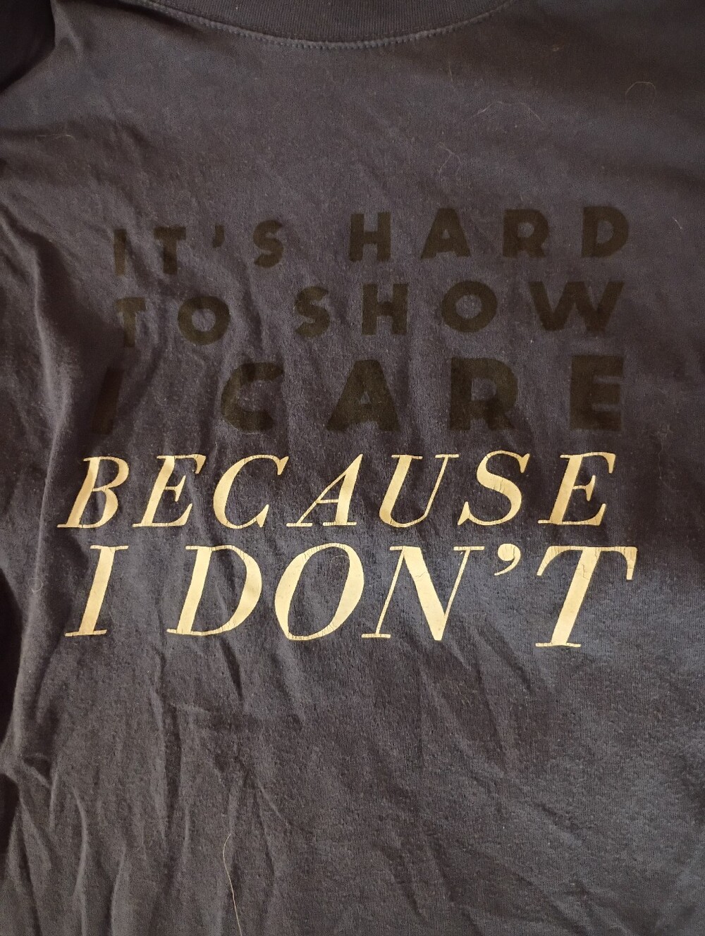Navy Statement Tee-shirt